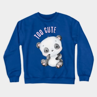 Smart Cookie I'm Cute and I know it Sweet little panda cute baby outfit Crewneck Sweatshirt